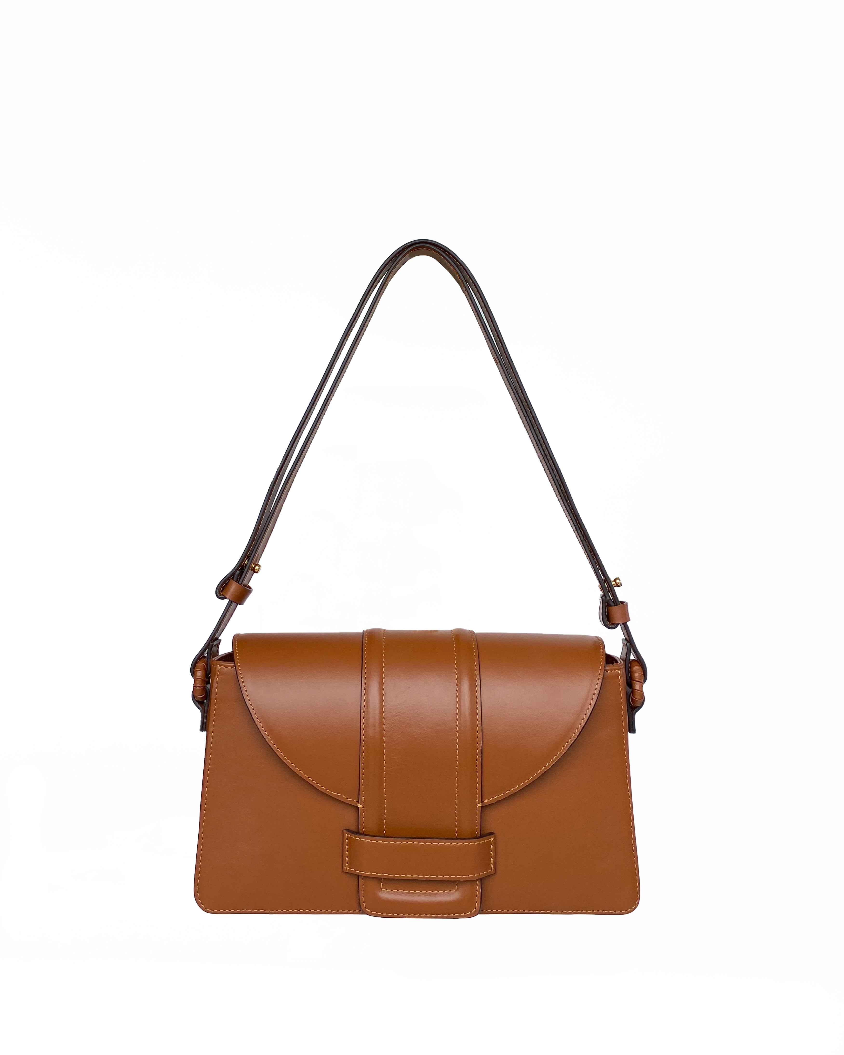 Rowallan tan leather shoulder bag deals