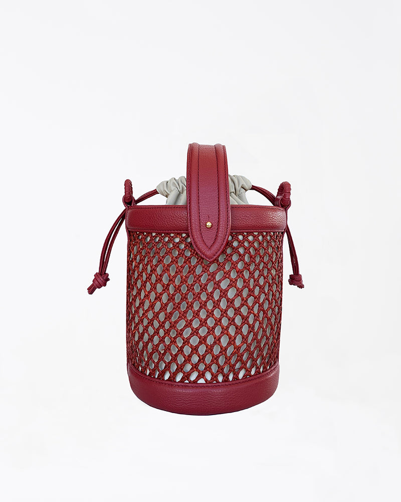Sandona Bucket Burgundy Isidora Malva